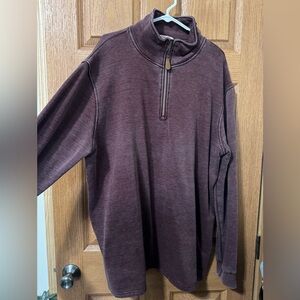 Women's Burgundy Quarter-Zip Sweatshirt